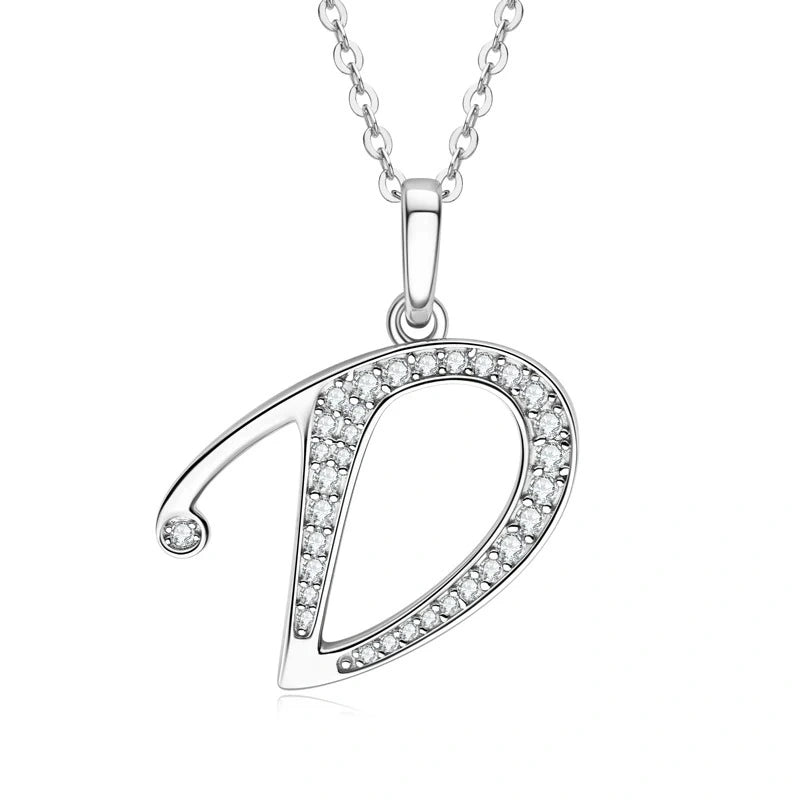 Diamond Letter Necklace