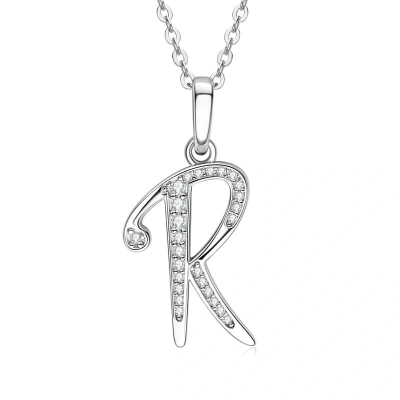 Diamond Letter Necklace