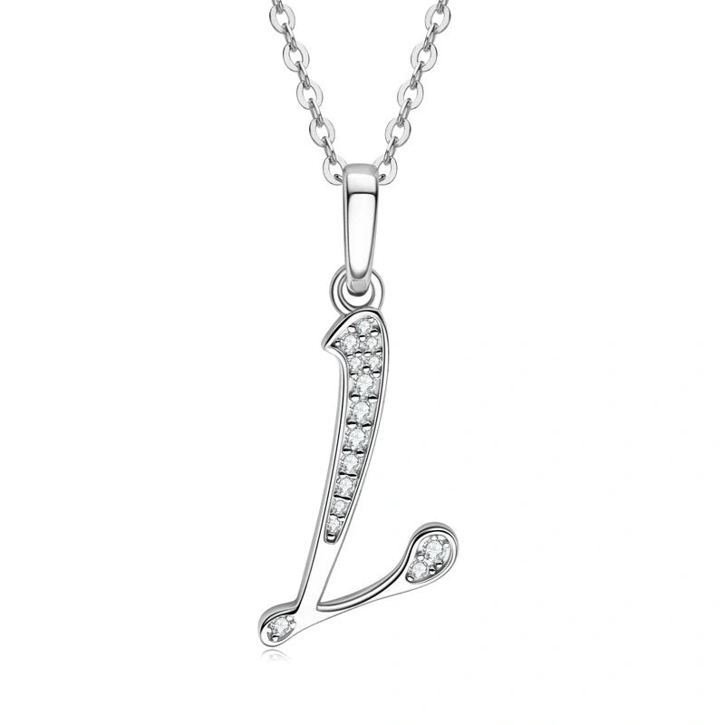 Diamond Letter Necklace