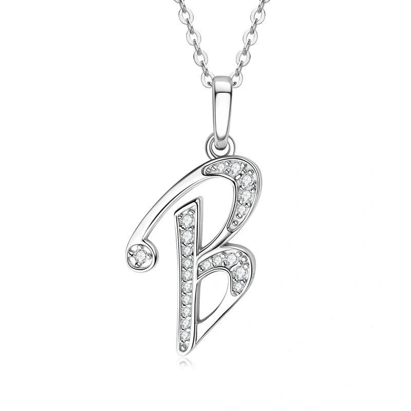 Diamond Letter Necklace