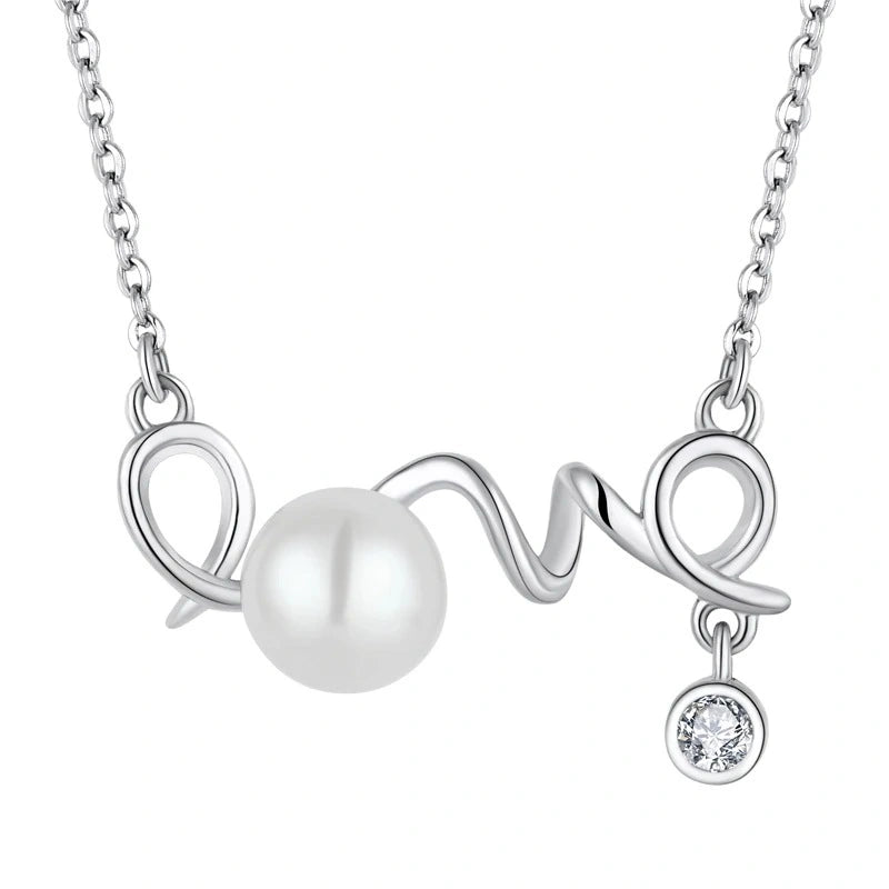 Dainty Love Pearl Necklace