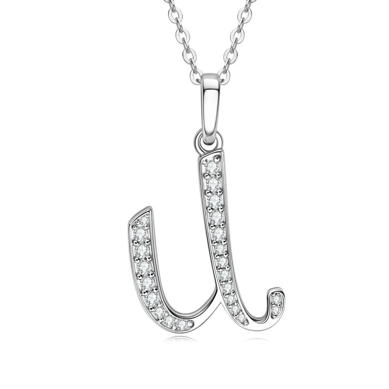 Diamond Letter Necklace