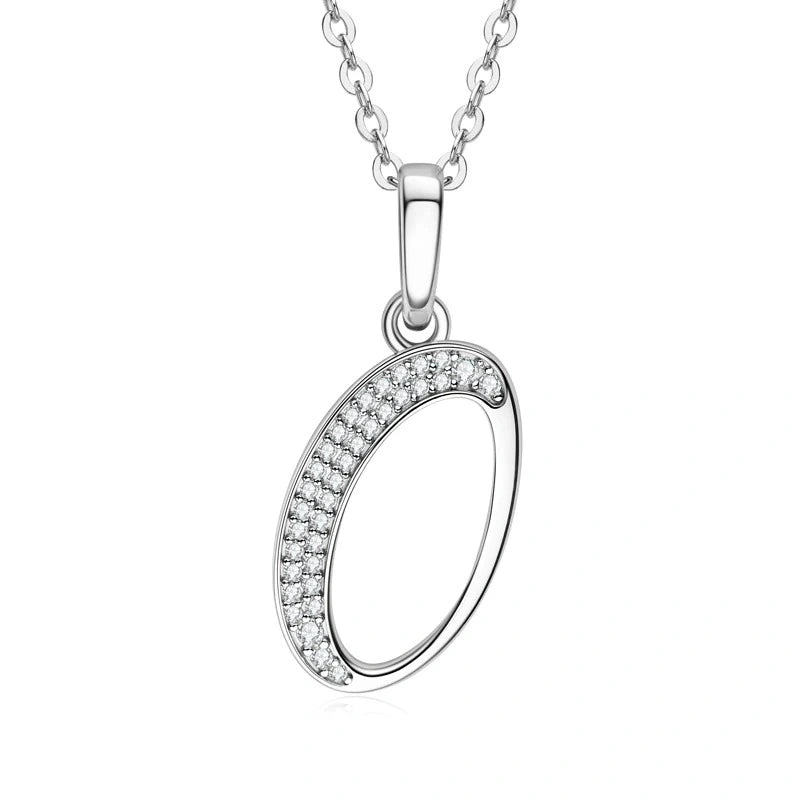 Diamond Letter Necklace