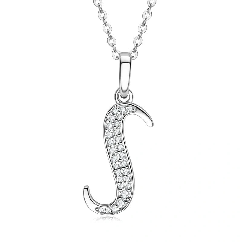 Diamond Letter Necklace