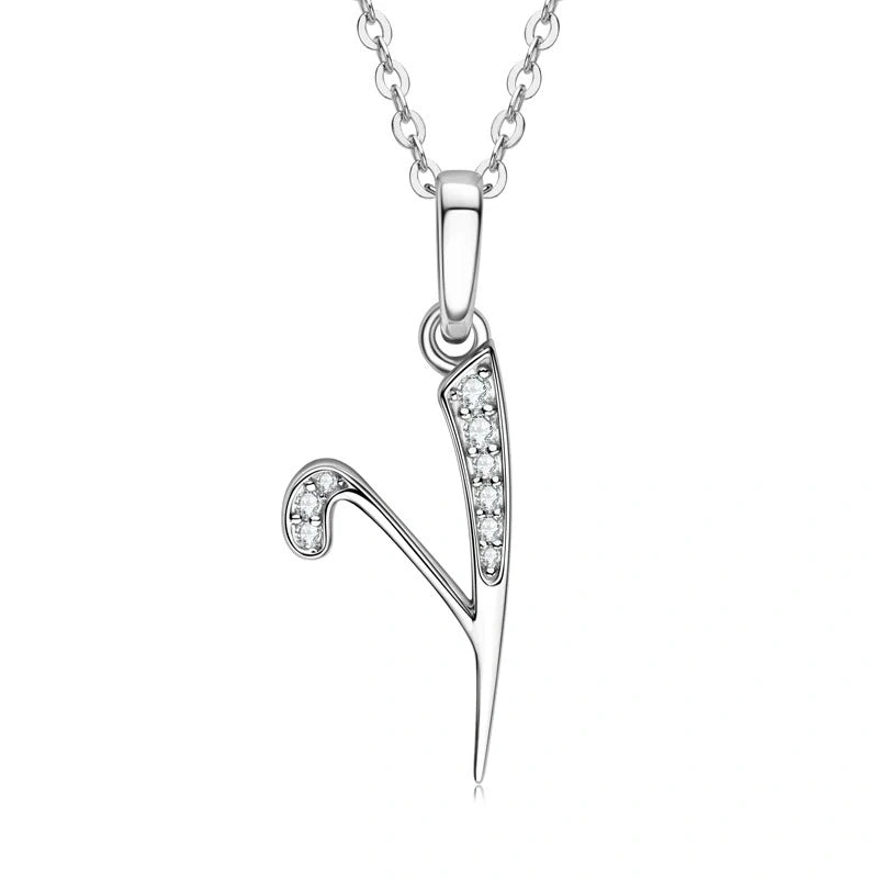 Diamond Letter Necklace
