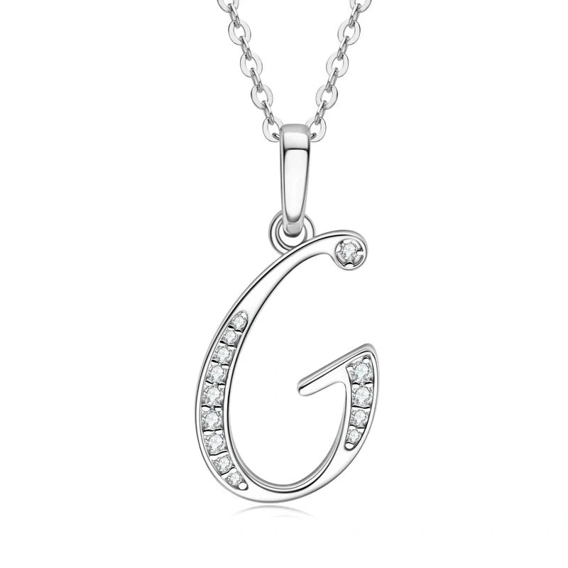 Diamond Letter Necklace