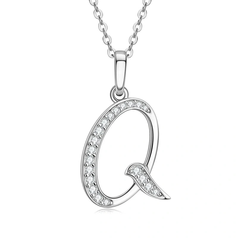 Diamond Letter Necklace