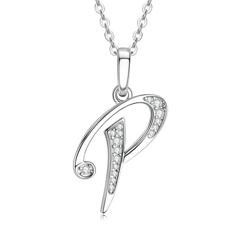 Diamond Letter Necklace
