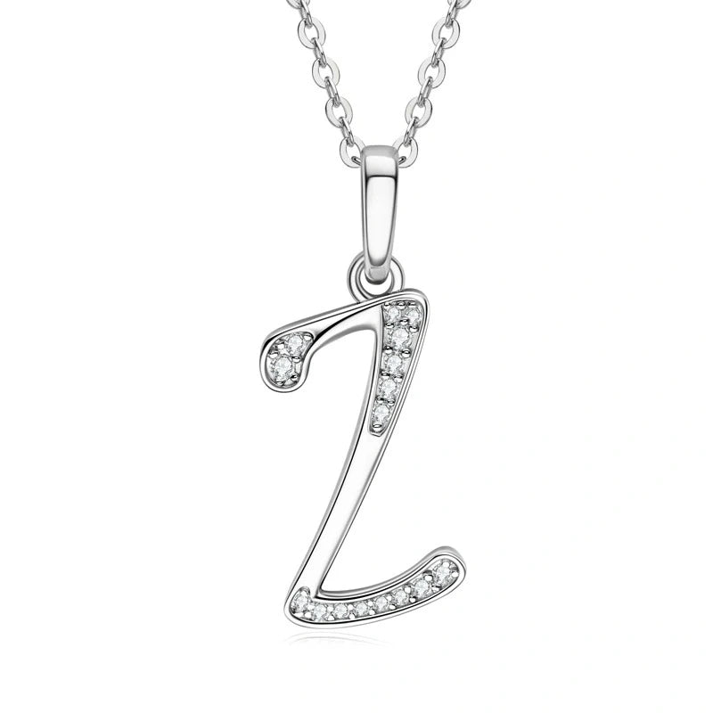 Diamond Letter Necklace