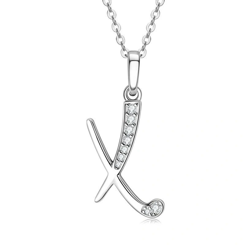 Diamond Letter Necklace