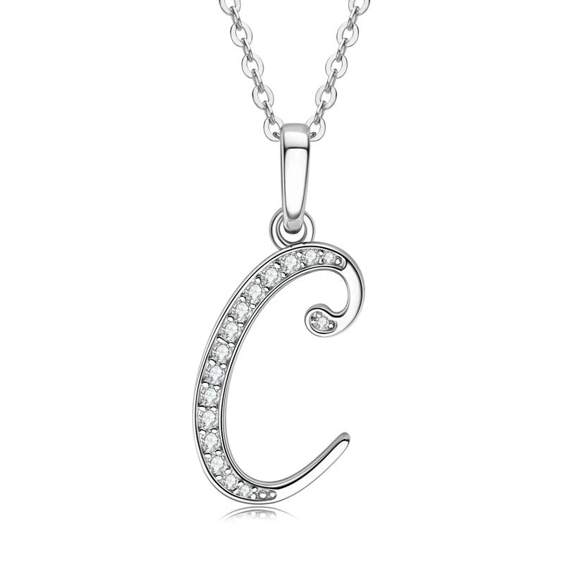 Diamond Letter Necklace