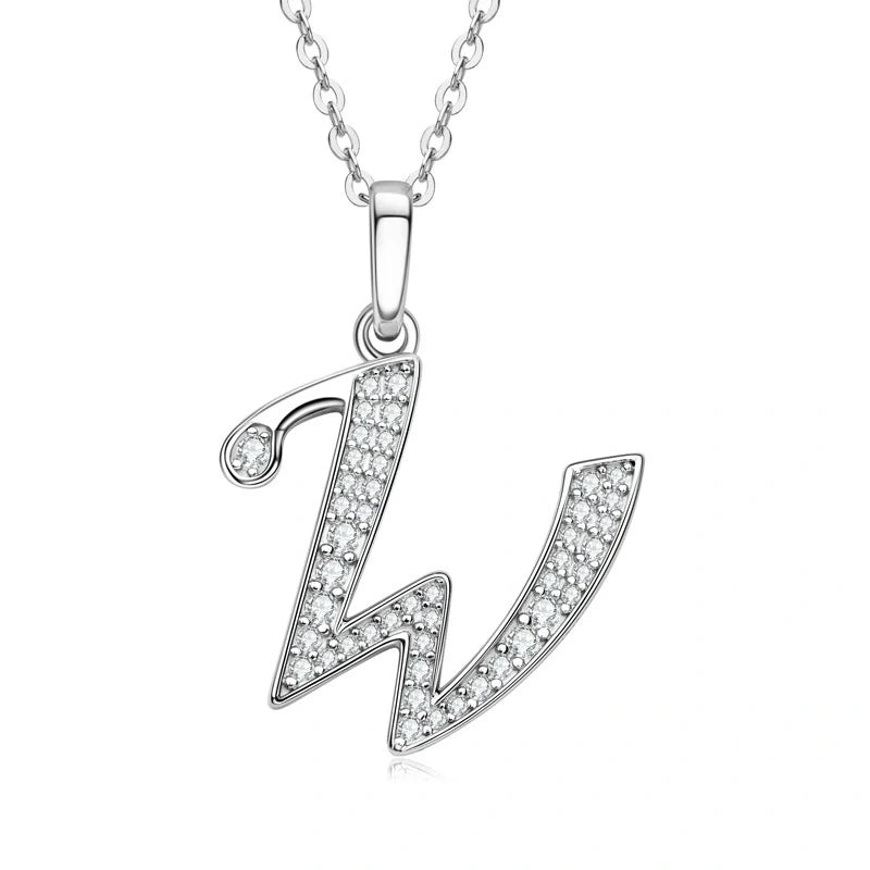 Diamond Letter Necklace