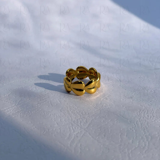 Ayanfe Heart Collage Ring