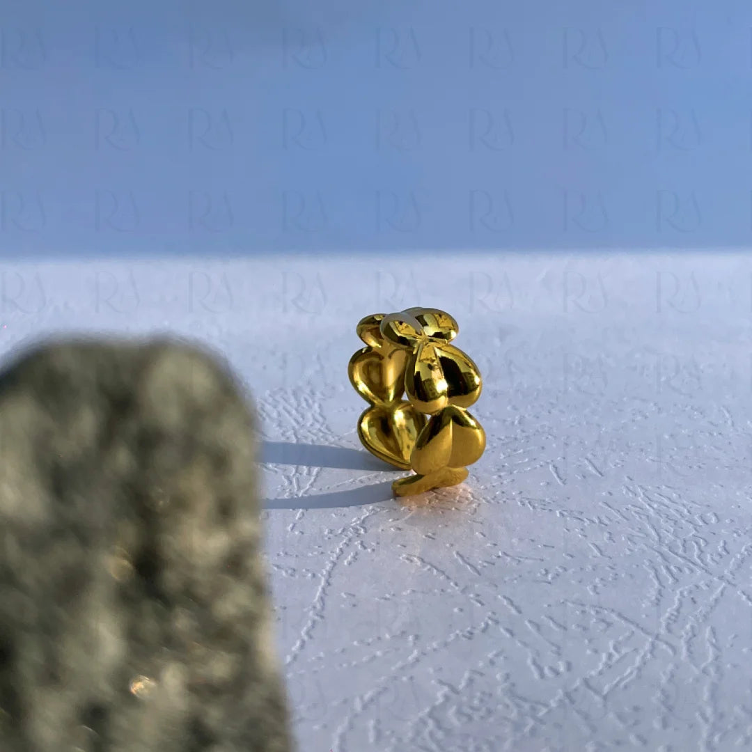 Ayanfe Heart Collage Ring