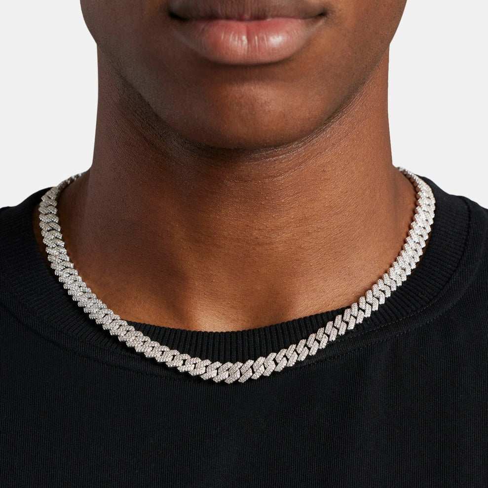 8MM Iced Cuban Chain (Moissanite)