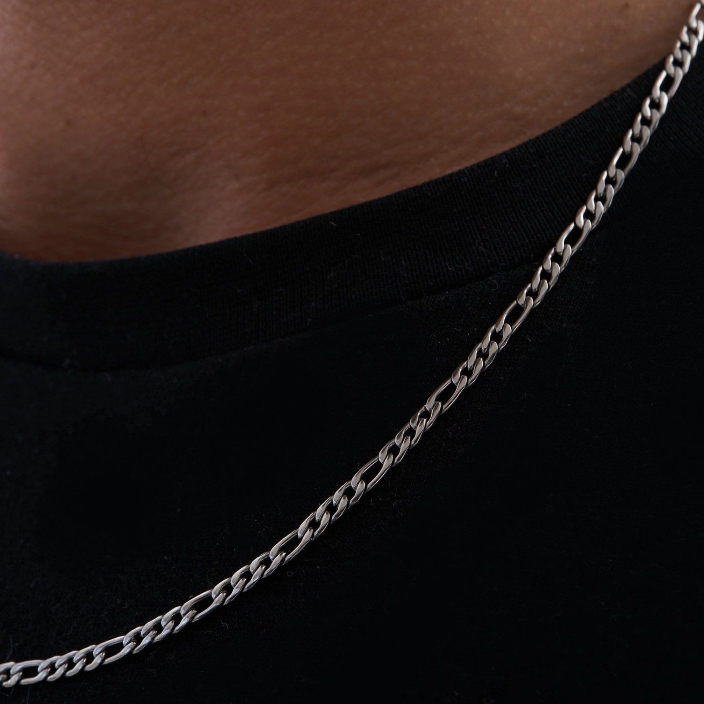 3mm Figaro Chain (Silver)
