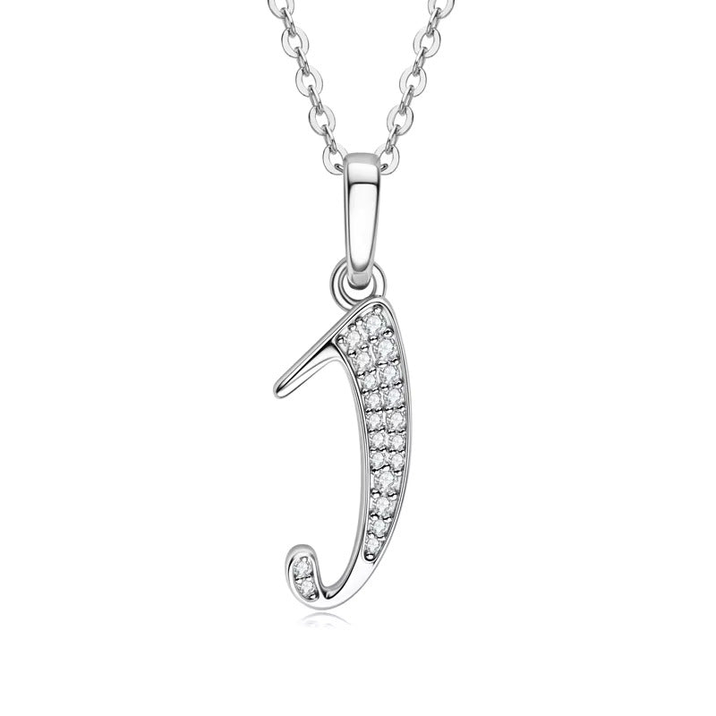 Diamond Letter Necklace