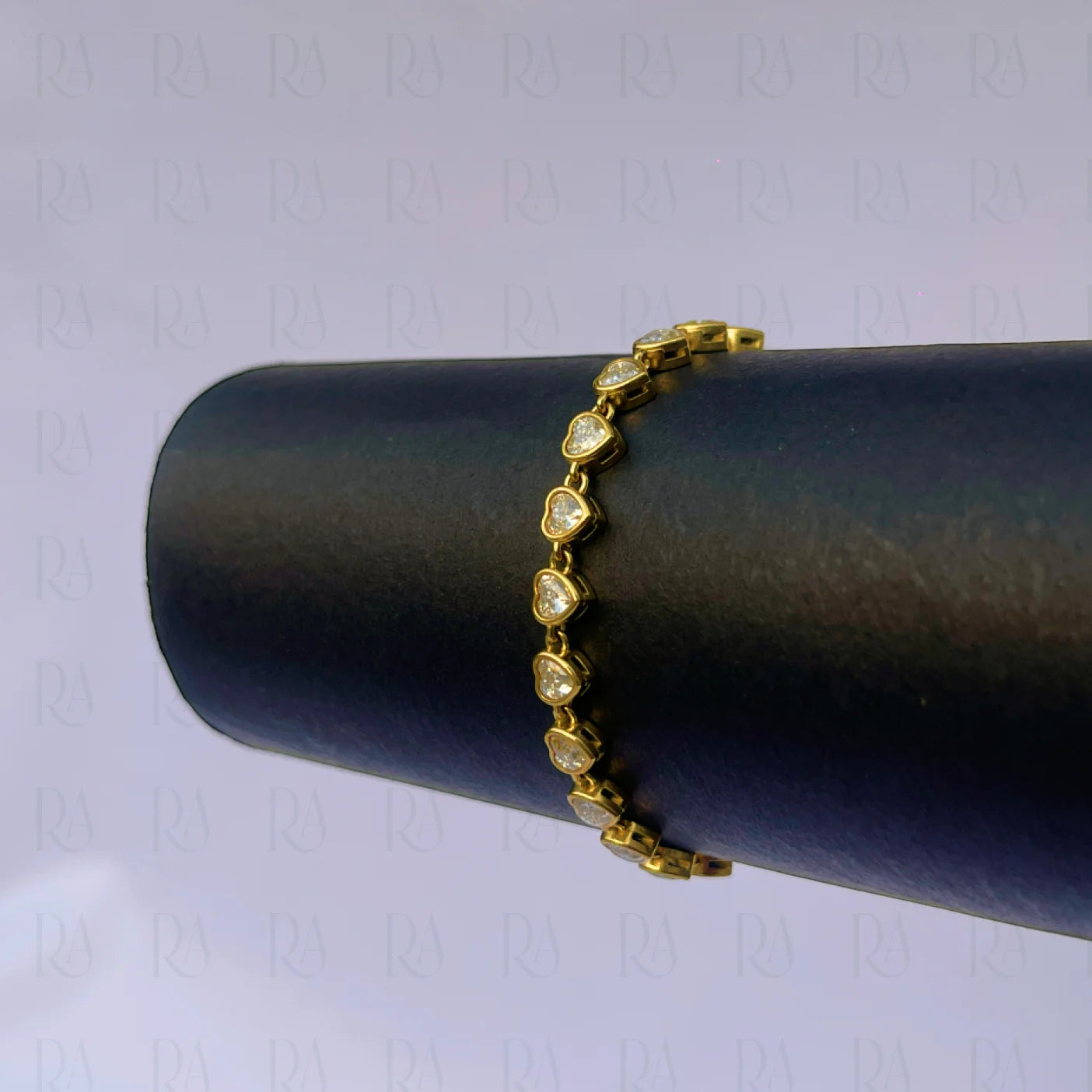 Ife Heart Tennis Bracelet