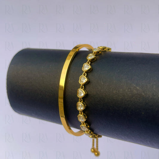 Ife Heart Tennis Bracelet