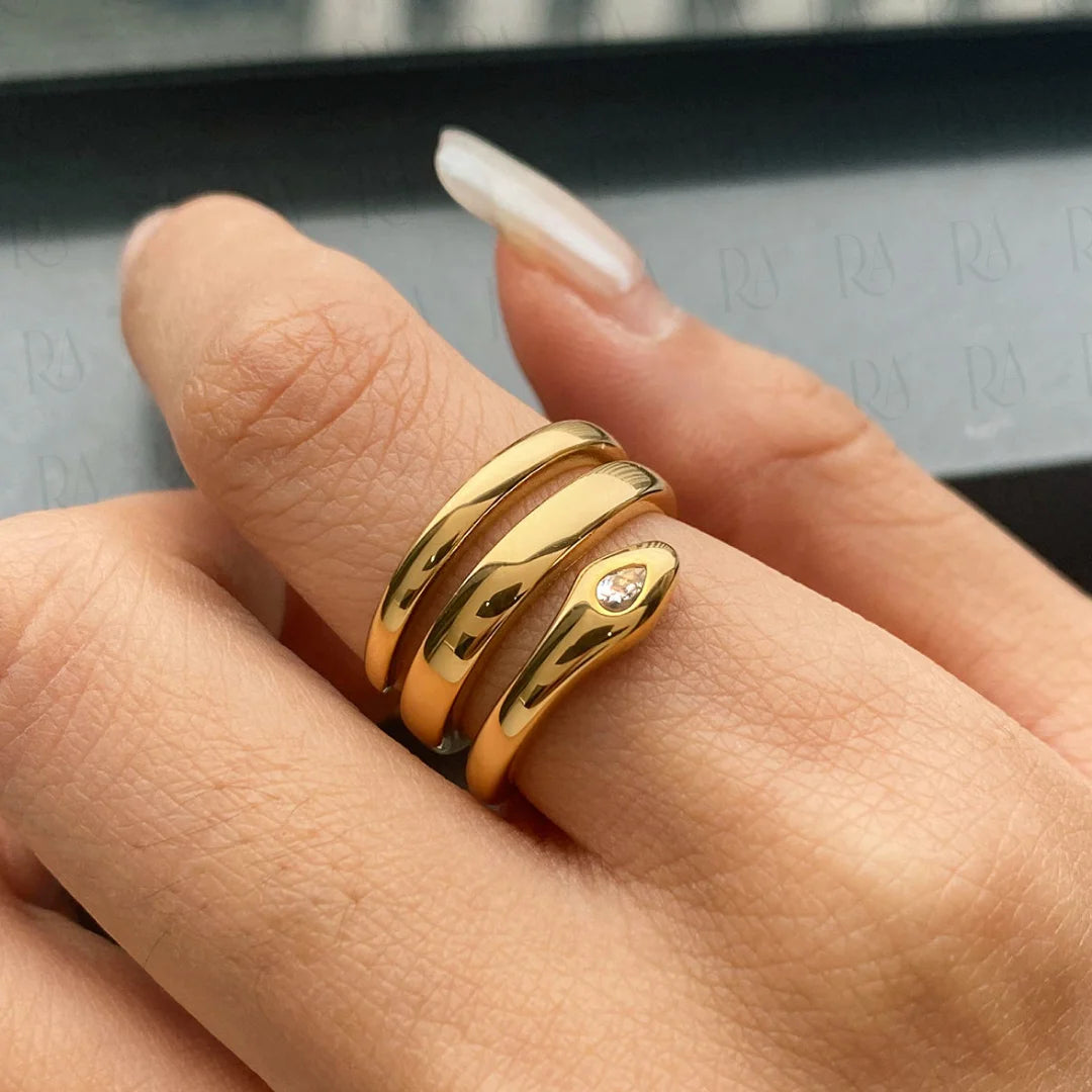 Ira Snake Ring
