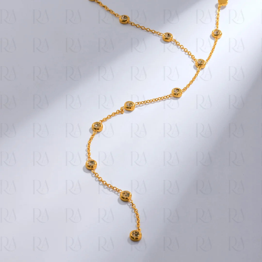 Lumi Oval Drop Necklace
