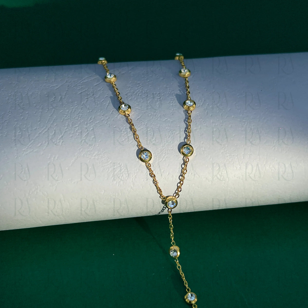 Lumi Oval Drop Necklace