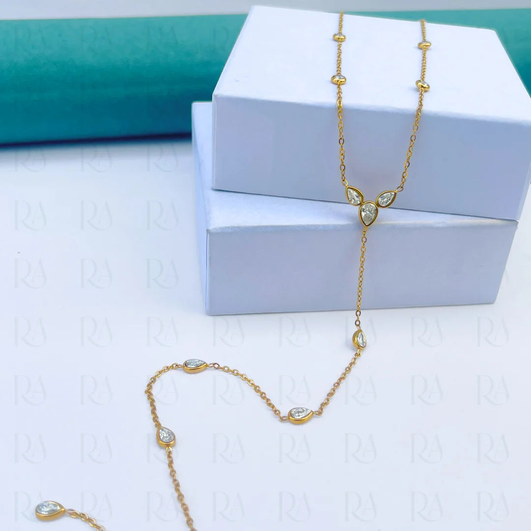 Lumi Y-Drop Necklace