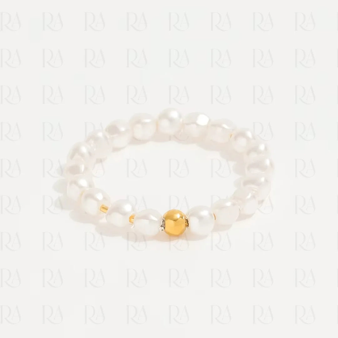 Nara Pearl Bead Ring