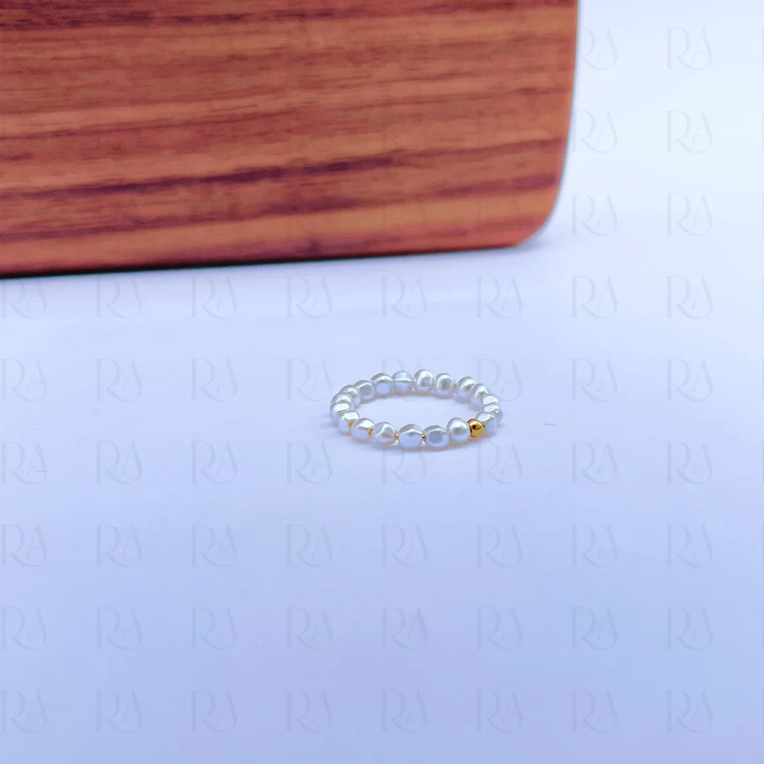 Nara Pearl Bead Ring