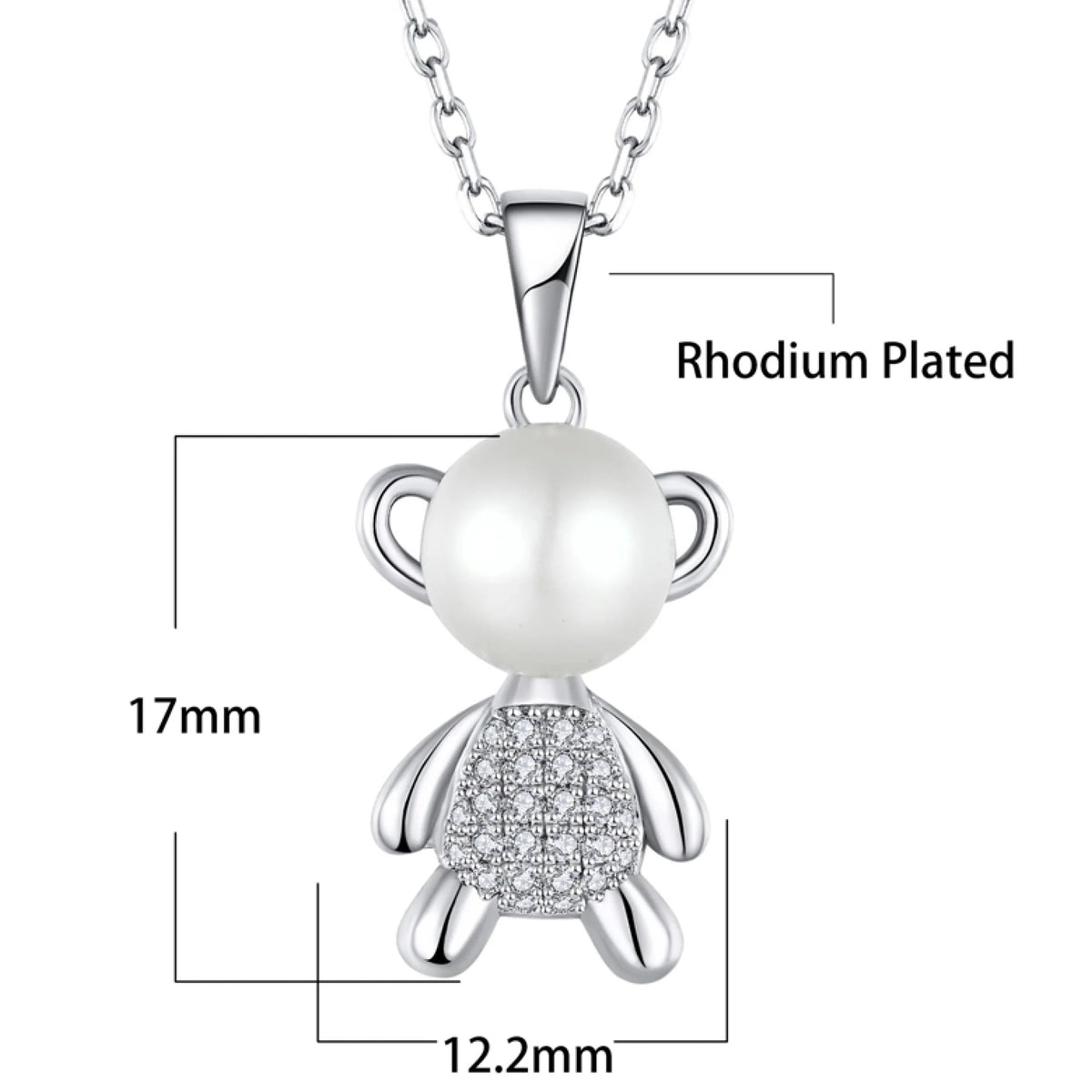 Pearl Bear Necklace