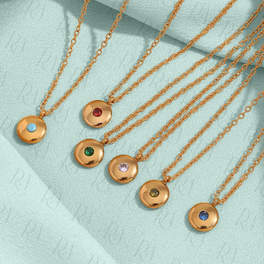 Dainty Birthstone Necklace