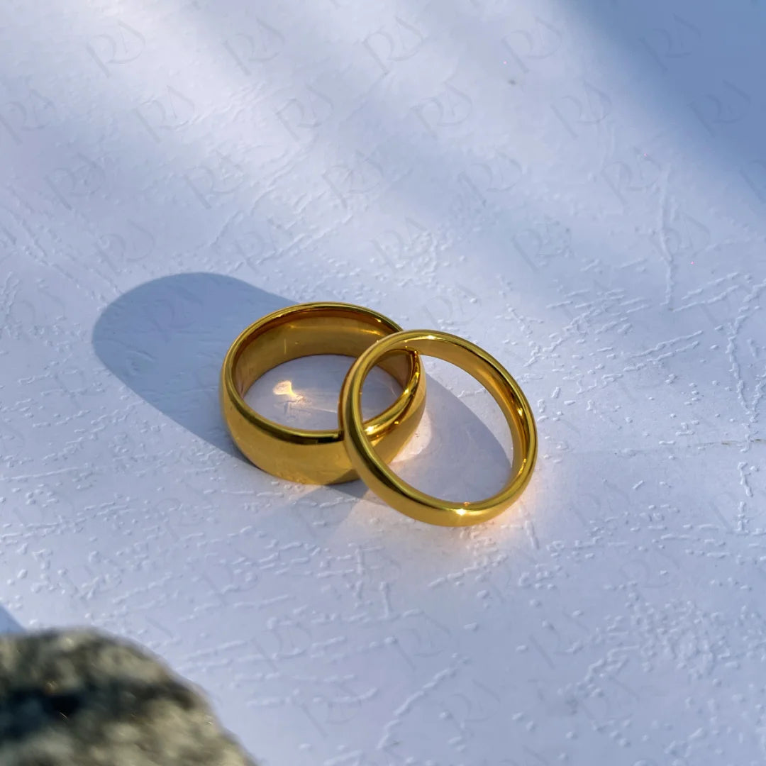Tungsten Band Rings (Gold)