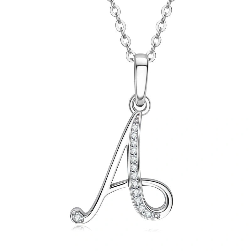 Diamond Letter Necklace
