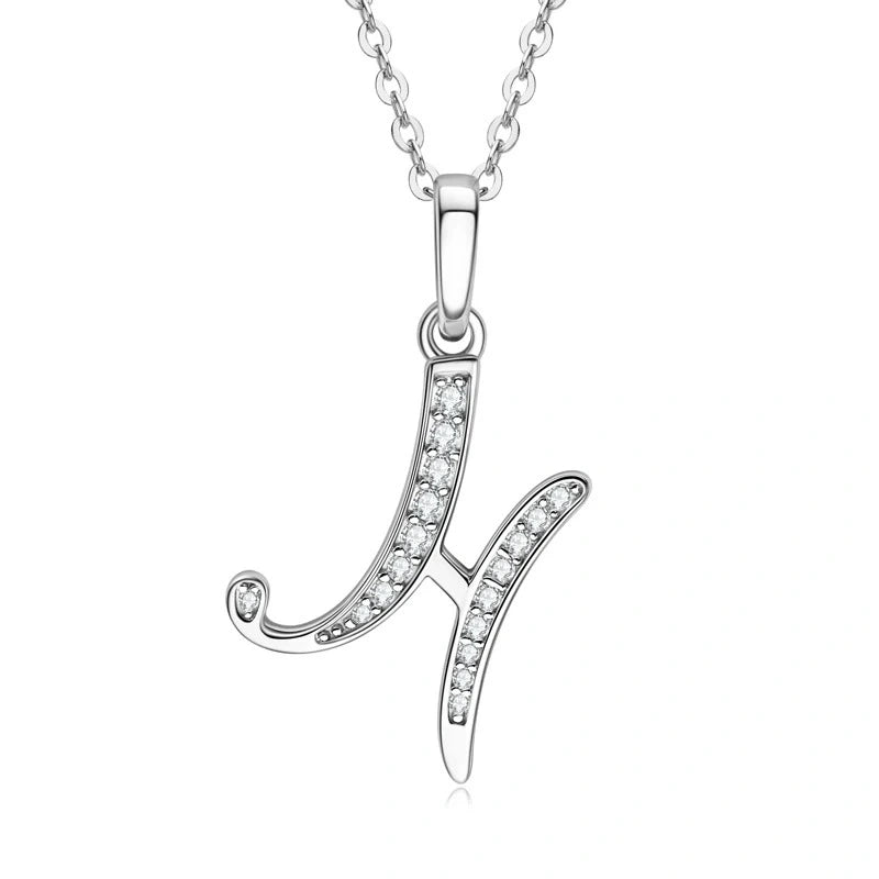 Diamond Letter Necklace