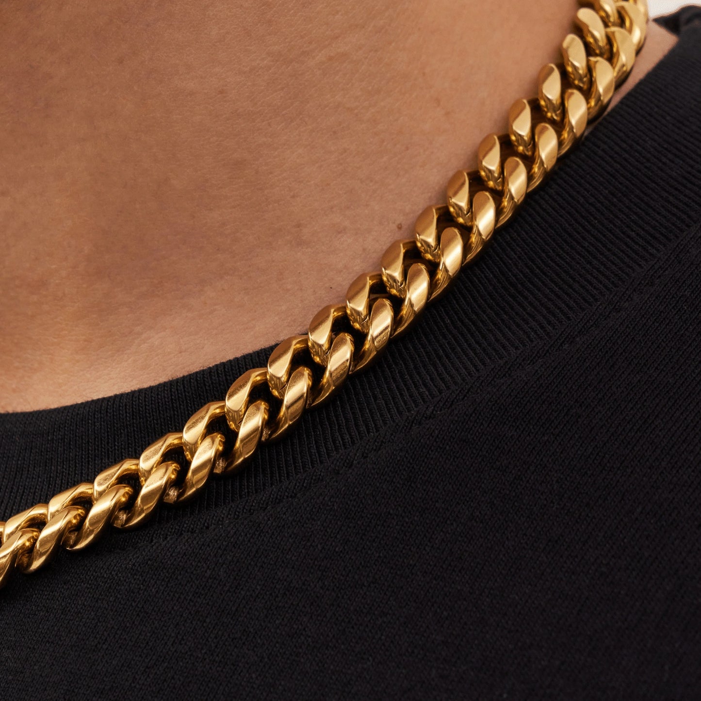 12MM (Gold) Cuban Link Chain