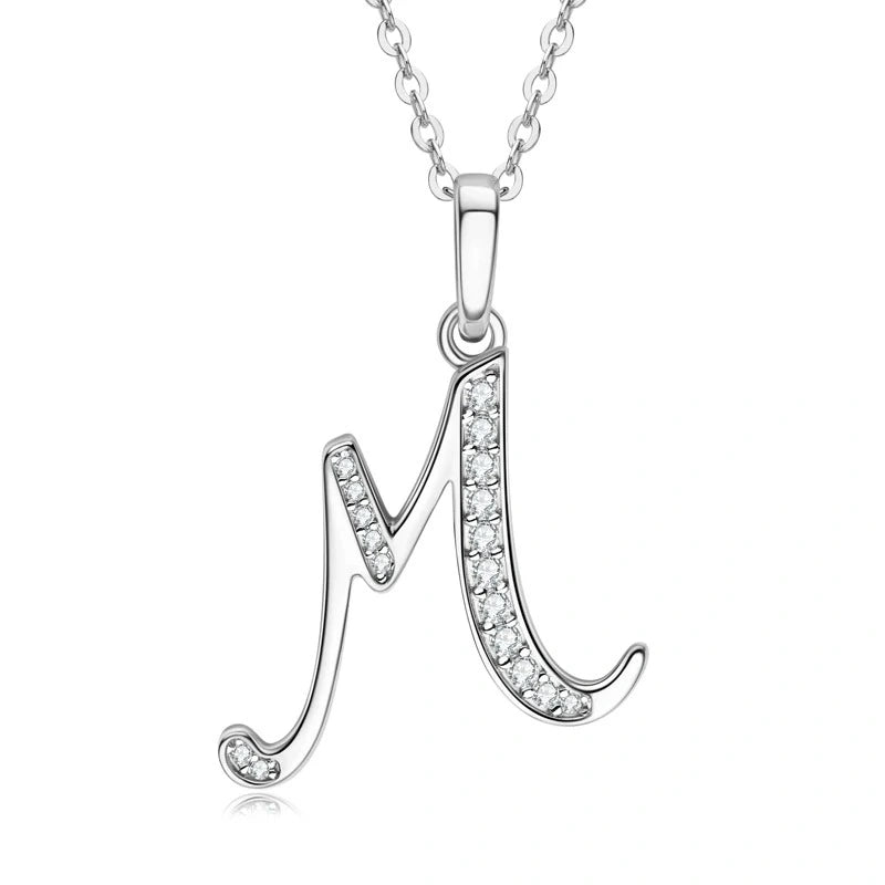 Diamond Letter Necklace