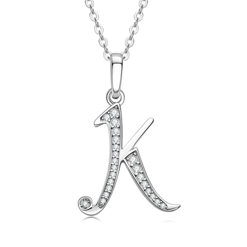 Diamond Letter Necklace