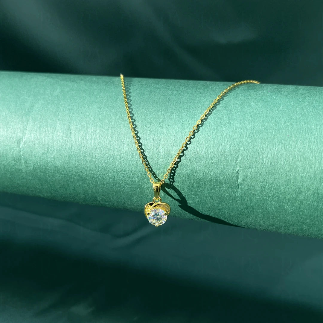 Dainty Silver Heart Necklace