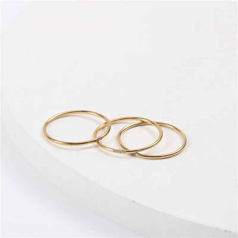 Dainty Stacking Ring Set