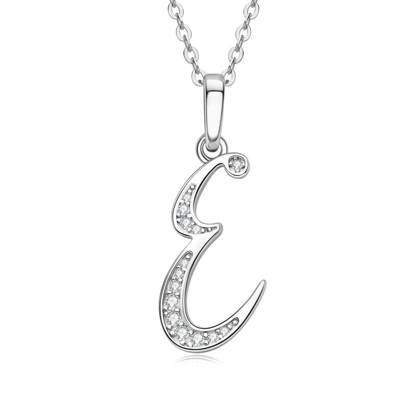 Diamond Letter Necklace