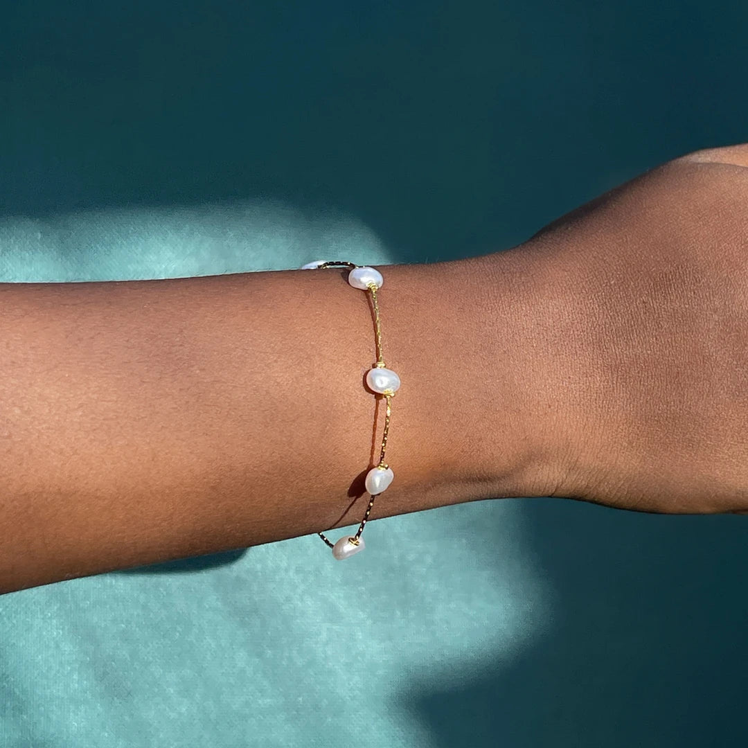 Faux Pearl Bracelet