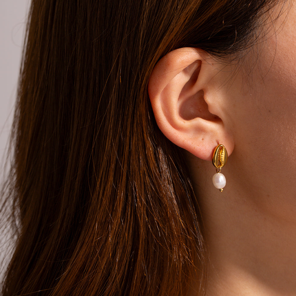 Ise Cowrie Earrings