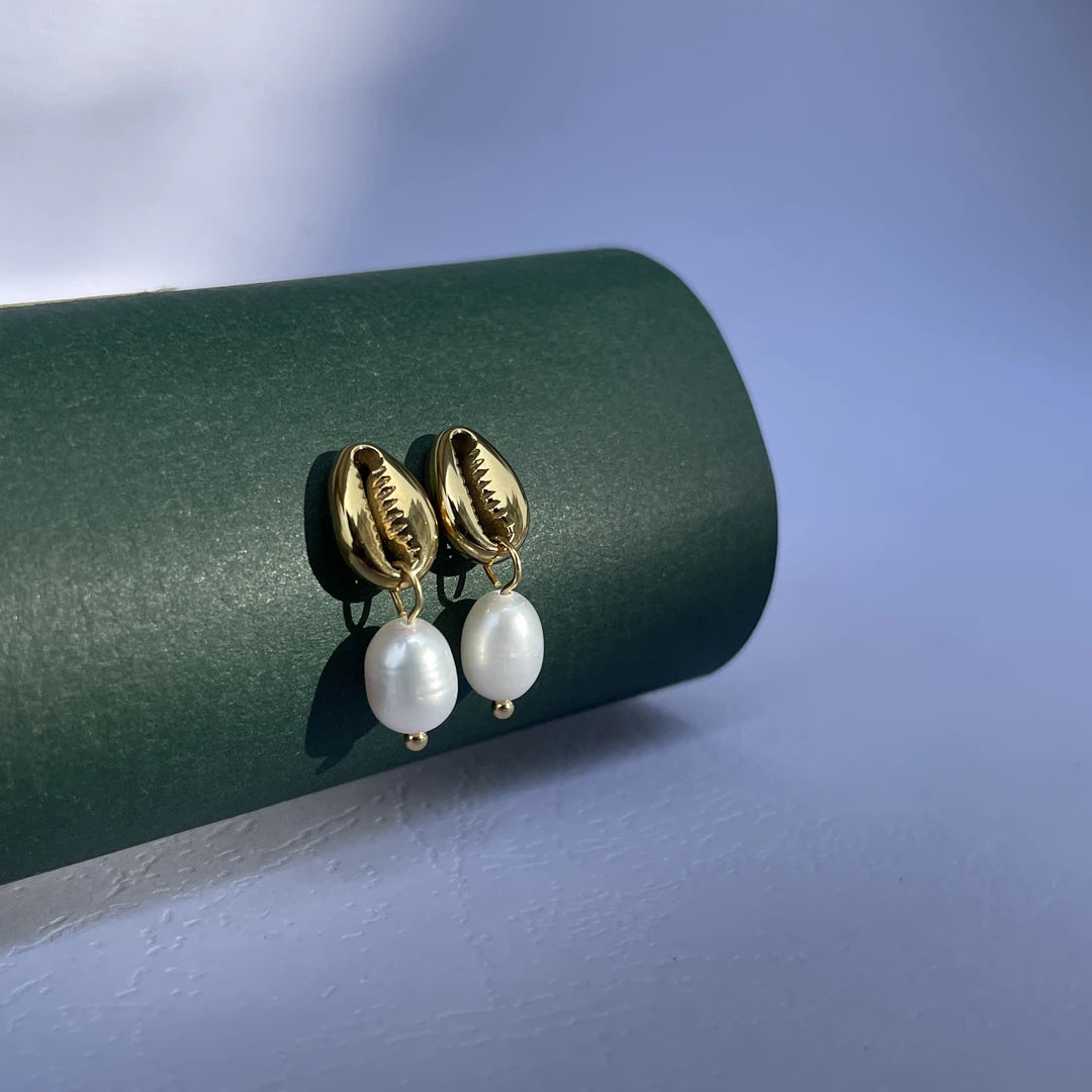 Ise Cowrie Earrings