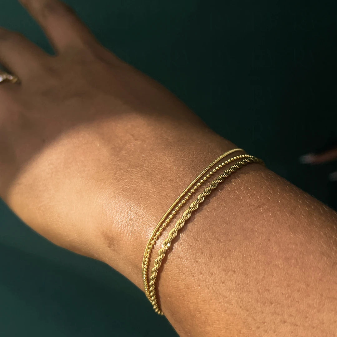 Minimal Stacking Bracelet Set