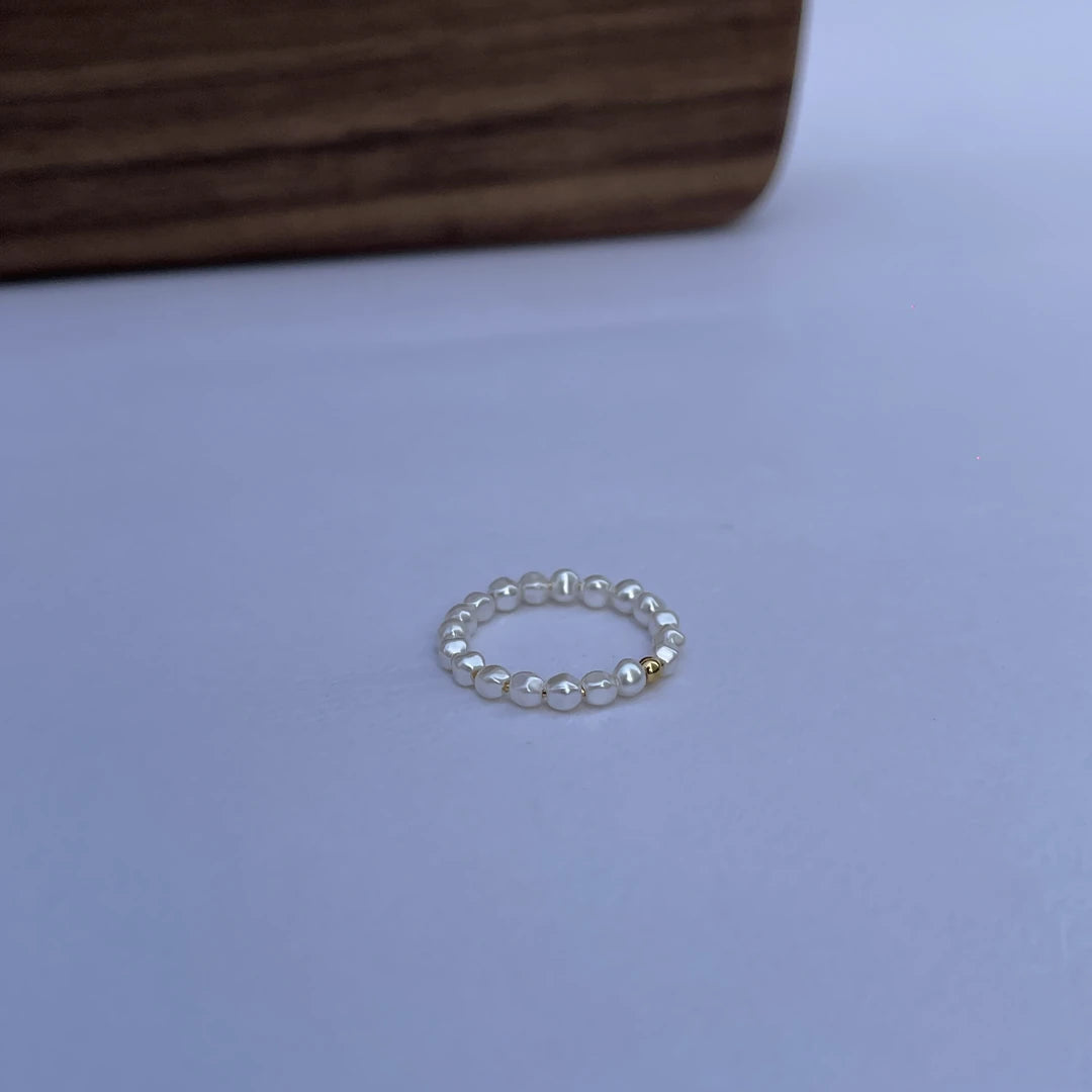 Nara Pearl Bead Ring