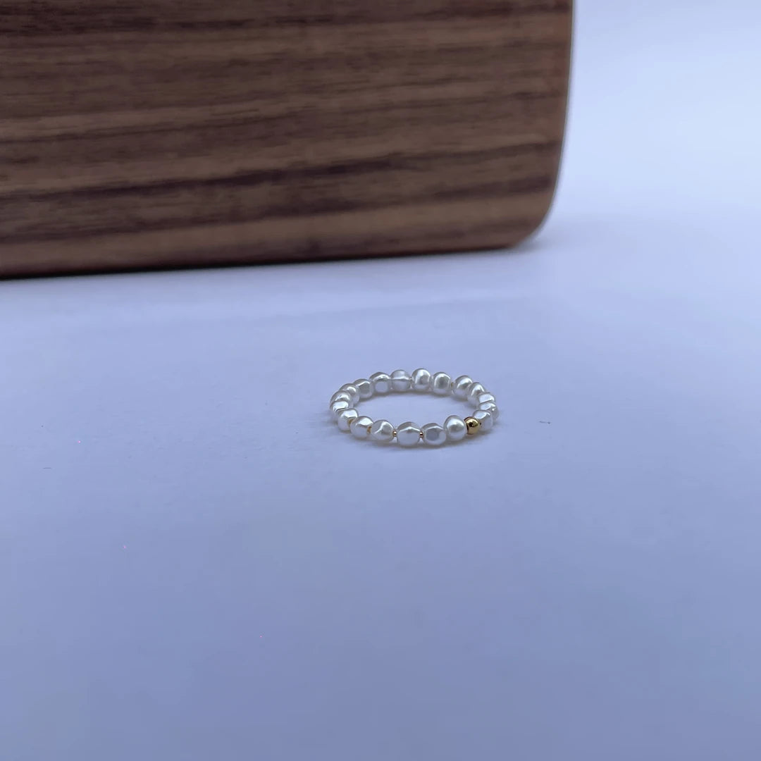 Nara Pearl Bead Ring