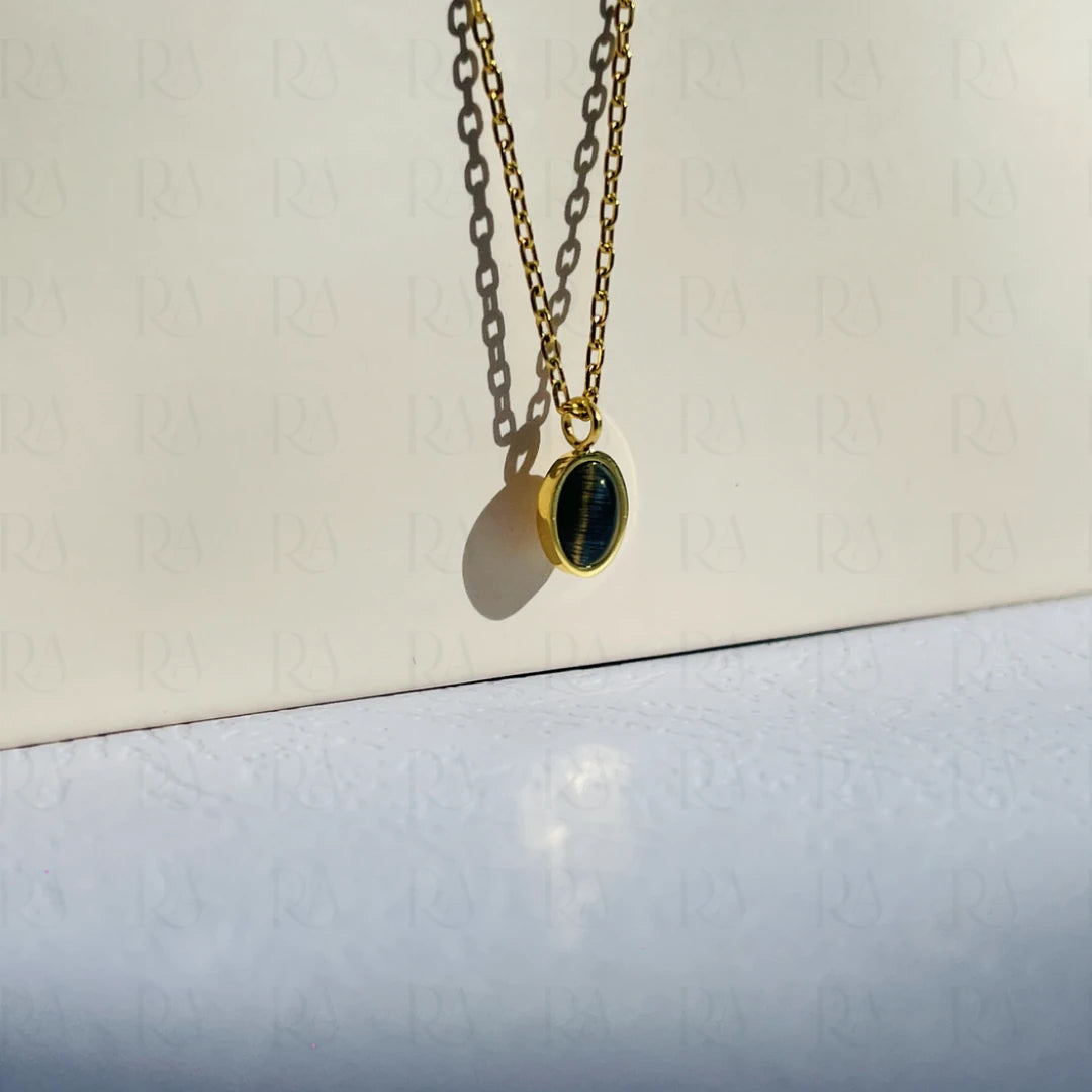 Onyx Tear Drop Necklace