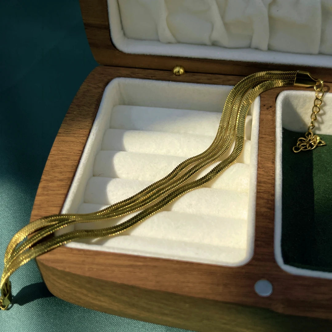 Three Layer Dasi Chain Bracelet