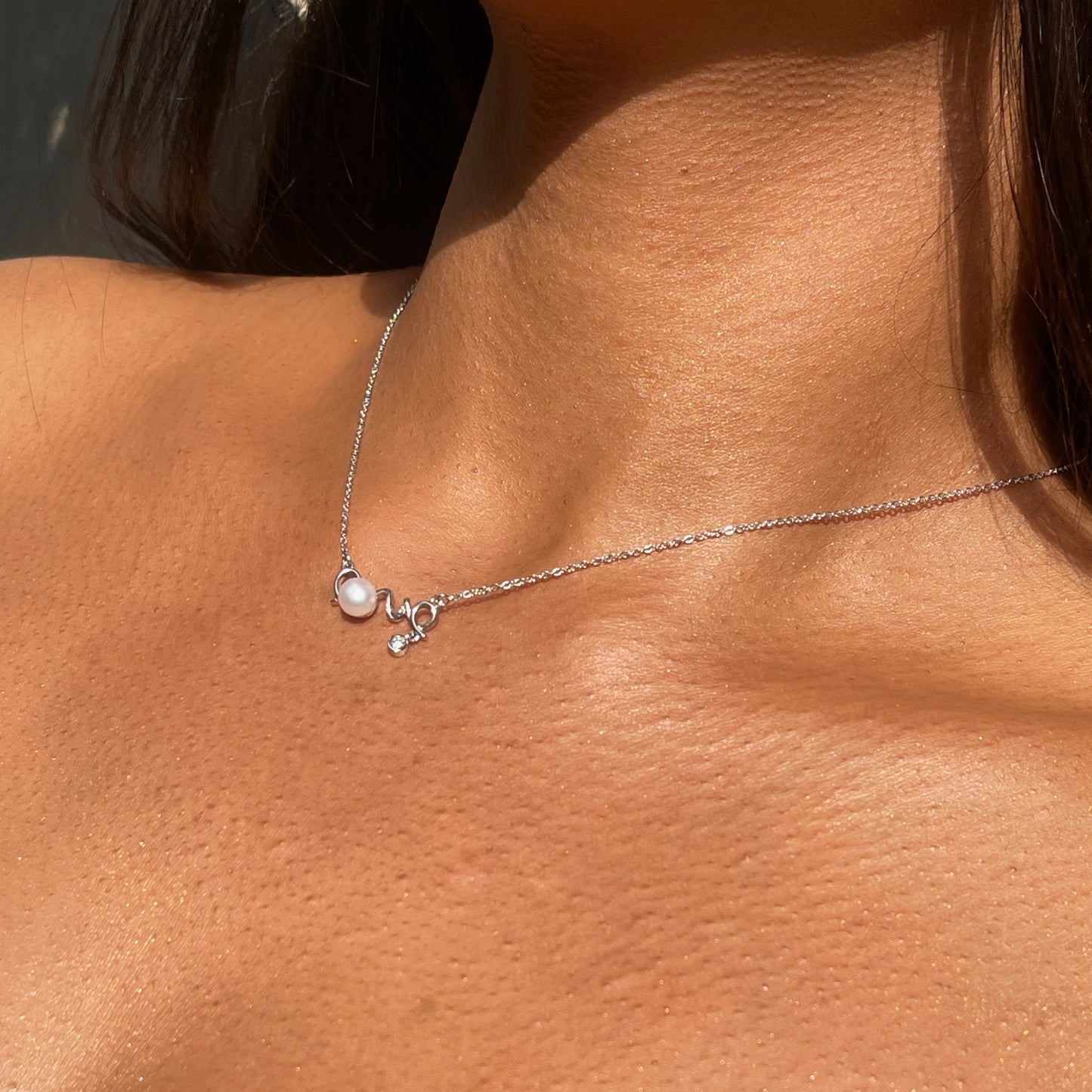 Dainty Love Pearl Necklace