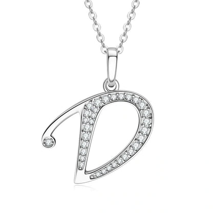 Diamond Letter Necklace